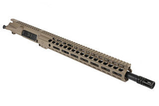 The Ghost Firearms 300 BLK barreled upper receiver assembly features a flat dark earth Cerakote finish